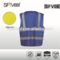 Hi vis Sicherheitsweste persönliche Schutzkleidung Sicherheitswesten Großhandel mit 100% Polyester Trikot